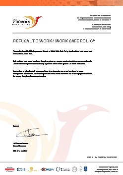 WORKSAFE STATEMENT